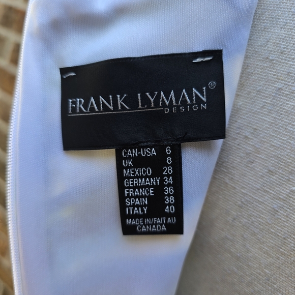 Frank Lyman Design Blue and Yellow Striped Midi Dress - Picture 9 of 11